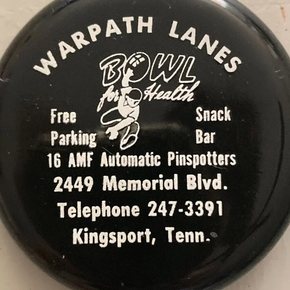 Vintage black coin holder - 70's